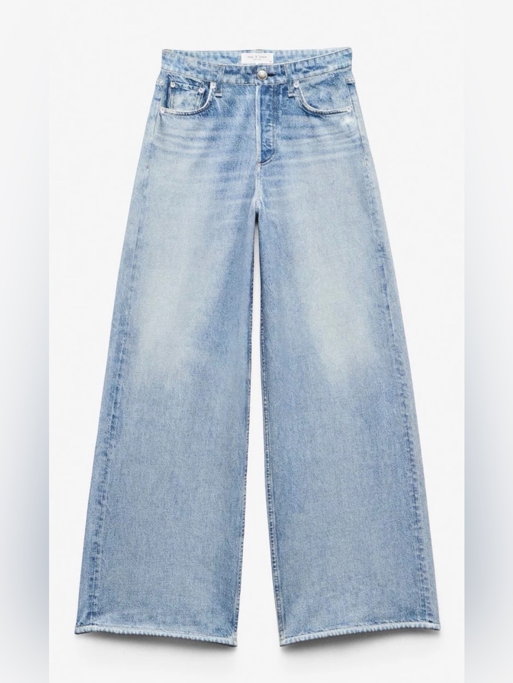 rag & bone RB Miramar Sofie Wide Pant in Rally - Picture 2 of 14